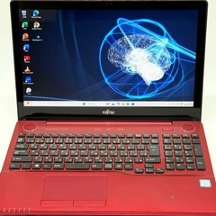 富士通ノートパソコン/Core i7搭載/8GB/新品SSD256GB⭐️Windows11⭐️Office認証済▷動作確認動画ございます↓の画像
