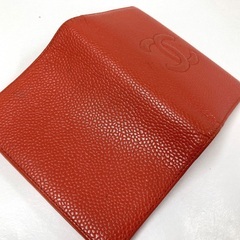 【正規品】CHANEL キャビアスキン カードケース（8番台／レッド）の画像