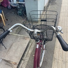 使用期間1年程度！　ASAHI　カーグリラックス　シティサイクル　ママチャリ　26インチ　オートライト付き　【リサイクルショップ道楽屋】　の画像