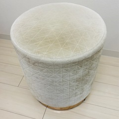 【決定】 francfranc フランフラン ジェム スツール チェア ホワイトの画像
