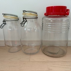 果実酒用瓶　3点