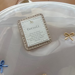 cottli クリアリュック　プールバック　2個セットの画像