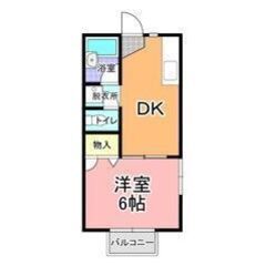 常陸青柳駅7分,1DK,BT別,高速wifi,TVドアホン…