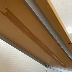 テーブル　作業台　デスク　木目調　の画像