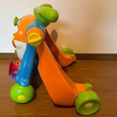 トイザラス　2way　ライドオンウォーカー☆手押し車・室内用バイクの画像