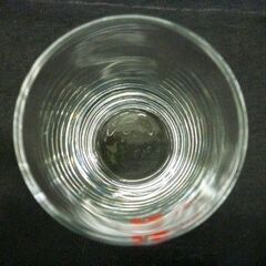 日本酒グラス タンブラー 6点セット 口径6.0cm 高さ9.5cm 酒器 紅 くれない コップ酒 昭和レトロ 溢れ酒の画像