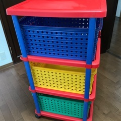 【取引中】カラーボックス　カラーBOX 収納ボックス　玩具入れ　おもちゃ箱　の画像