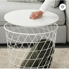 【IKEA】中に収納できるテーブルの画像