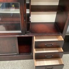 茶箪笥 レトロ家具 キズ有の画像