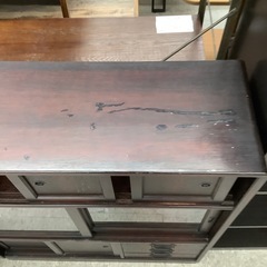 茶箪笥 レトロ家具 キズ有の画像