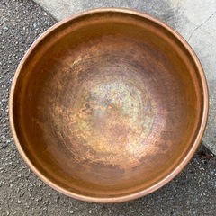 ★⭐︎業務用銅鍋 直径61cm 坊主鍋 ボーズ鍋 昭和レトロ②の画像