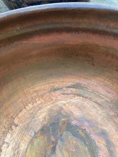 業務用銅鍋 直径66cm 坊主鍋 ボーズ鍋 昭和レトロ④ 業務