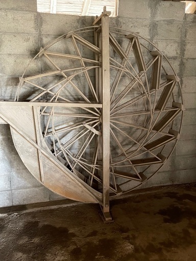 水車　足踏み　民芸品　田植え