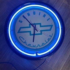 シボレー　ネオンクロック　の画像