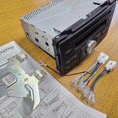純正カーオーディオ　NKK-D54D　取扱説明書付きの画像