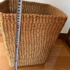 ダストボックス ナチュラル 天然素材の画像