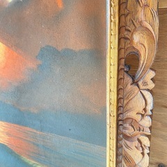 バリで買ってきた大きな絵の画像