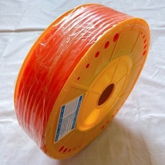 新品⭐️ 空気圧ホース ポリエチレン PE エアチューブ オレンジ 70M 注入パイプの画像