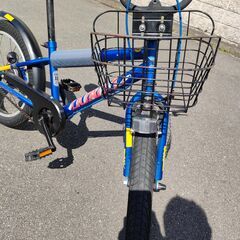 【取引中】子供用自転車 児童用自転車 18型 18インチ カゴ付 防犯登録削除手続き済みの画像