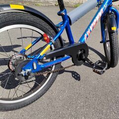 【取引中】子供用自転車 児童用自転車 18型 18インチ カゴ付 防犯登録削除手続き済みの画像