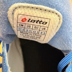 【フットサルシューズ☆ほぼ新品同様♪27.5】Lotto LTAの画像