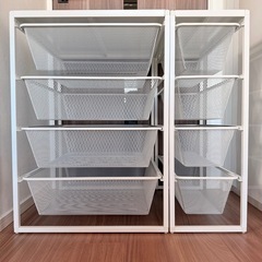 IKEA JONAXEL ヨナセル トップシェルフ付き 大小 収...