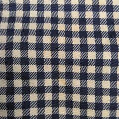 エプロン　張りのあるチェック地の画像
