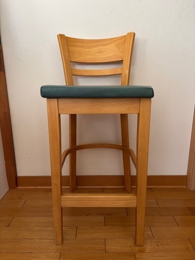 岐阜県揖斐郡池田町　中古　HIKARIカウンターチェア　4脚セット