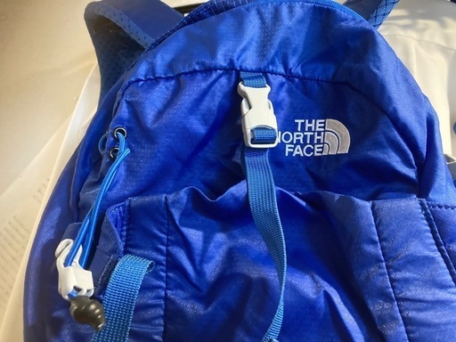 THE NORTH FACEの青色リュックサックです。