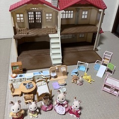 シルバニアファミリー　赤い屋根の大きなお家の画像