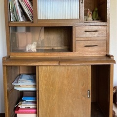 決まりましたお取引中【古家具・古道具】食器棚