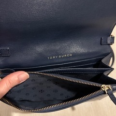 【お値下げ5,000→3,000円】【TORY BURCH/トリーバーチ】  チェーンウォレット お財布ショルダー レザーウォレットの画像