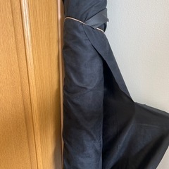 レザー風　黒生地の画像