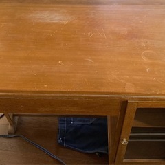 決まりましたお取引中【古家具・古道具】片袖机の画像