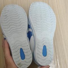 体育館シューズ19cmの画像