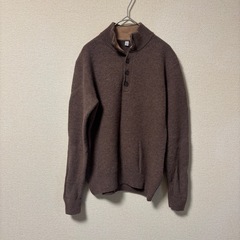 00s OLD UNIQLO ハーフボタンセーター　ニット