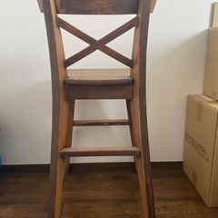 IKEA キッズチェア　ハイチェアの画像