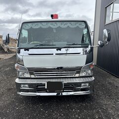 美車　値引き交渉可能　三菱ふそう　キャンター　２ｔユニック　フルカスタム　５段ブーム　古川ユニック 平ボディーの画像
