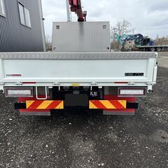 美車　値引き交渉可能　三菱ふそう　キャンター　２ｔユニック　フルカスタム　５段ブーム　古川ユニック 平ボディーの画像