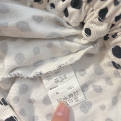 1回着用✨超美品✨ダルメシアン柄キュロット（160cm）の画像