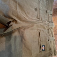 美品未使用近い Dickies チノワークペインターカーゴパンツオリーブカーキ系アーミーミリタリーデニムジーンズボトムスの画像