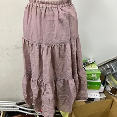 ☆値下げ☆W2504-438 ems excite ティアードスカート ピンク レディース Fサイズ 中古の画像