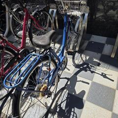 【値段交渉可能】中古 シティサイクル 自転車 青色