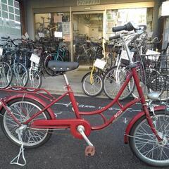 中古自転車３５０５　２０インチ　３段ギヤ　LEDオートライト　キ...
