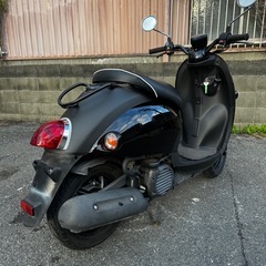 ヤマハ　ビーノ FI 実働　SA37J  　ブラック　外装インナー新品　動画あり　大阪の画像