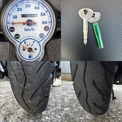 ヤマハ　ビーノ FI 実働　SA37J  　ブラック　外装インナー新品　動画あり　大阪の画像