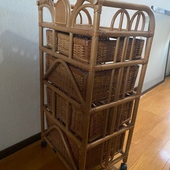 決まりました！収納カゴ引き出しの画像