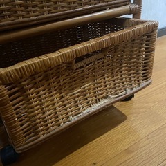 決まりました！収納カゴ引き出しの画像