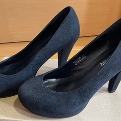 ⭐️ Aqua garage【アクアガレージ】ハイヒールパンプス 黒36中古美品⭐️⭐️の画像