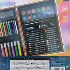 バラエティアートセット　ウッドケース入りの画像